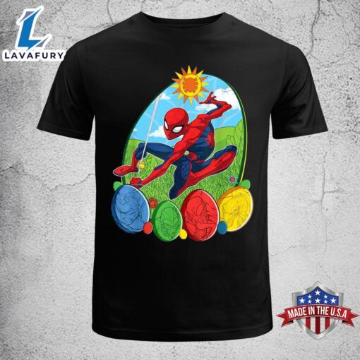 Marvel Spider-man And Villains Easter Egg Funny Easter Shirt