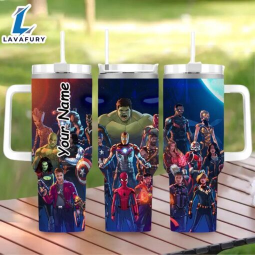 Marvel Universe 40oz Capacity Tumbler With Straw