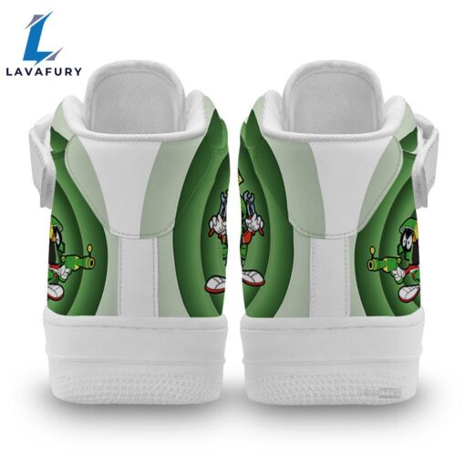 Marvin the Martian High Top Air Force Shoes Custom Looney Tunes Sneakers