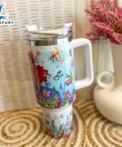 Mermaid 40 oz Kawaii Travel Tumbler Mug