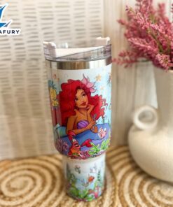 Mermaid 40 oz Kawaii Travel Tumbler Mug