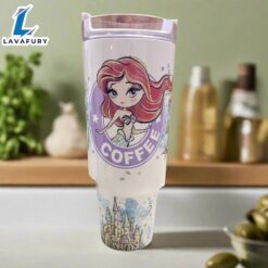 Mermaid 40 oz Travel Tumbler…