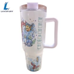 Mermaid 40 oz Travel Tumbler with Handle Magic Park Princess