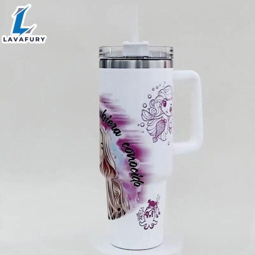 Mermaid Art 40oz Insulated Travel Mug