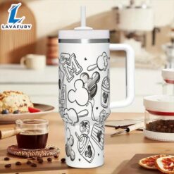 Mickey Doodle 40oz Insulated Tumbler…