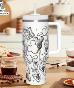 Mickey Doodle 40oz Insulated Tumbler…