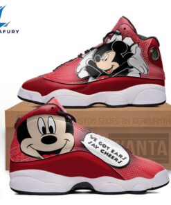 Mickey J13 Sneakers Comic Style Shoes