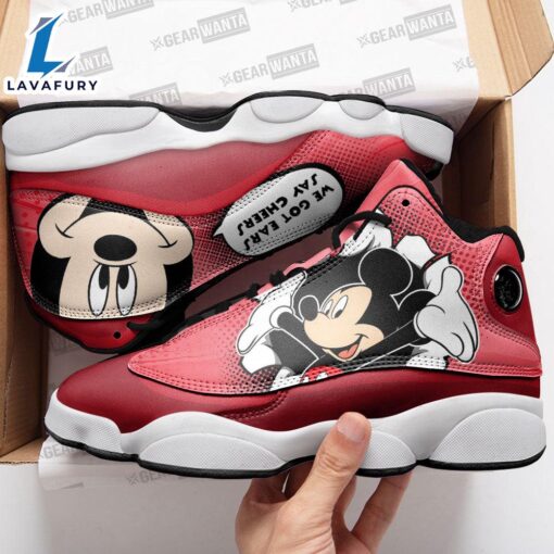 Mickey J13 Sneakers Comic Style Shoes