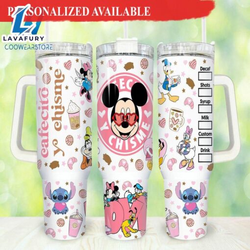 Mickey Mouse Valentines 40oz Tumbler with Handle – 40oz Tumbler with Handle