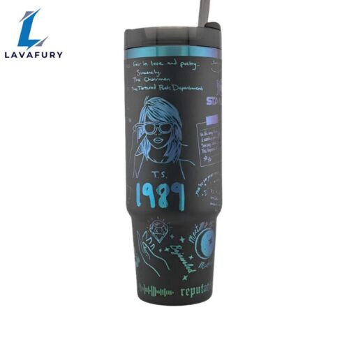 Midnight Themed 40 Oz Tumbler With Handle