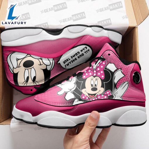 Minnie J13 Sneakers Custom Comic Style Shoes