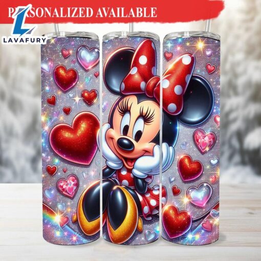 Minnie Tumbler Minnie Valentines 20 oz Skinny Tumbler Minnie Tumbler