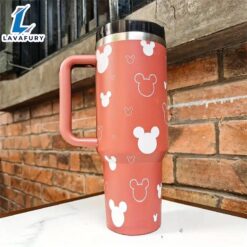 Mission Mouse Design 40oz Insulated Tumbler With Handle