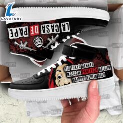 Money Heist High Top Air Force Shoes Custom Sneakers Fans