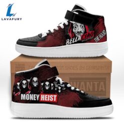 Money Heist High Top Air Force Shoes Custom Sneakers