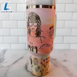 Music Themed 40oz Insulated Tumbler With Handle