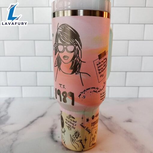 Music Themed 40oz Insulated Tumbler With Handle