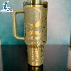 Nature Inspired Customised 40oz Tumbler With Handle