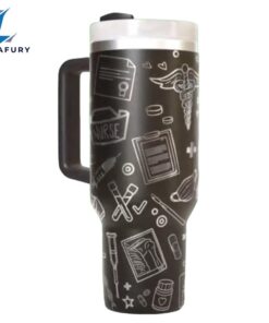 Nurse Engraved Personalized Travel Tumbler