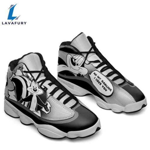 Pep? Le Pew J13 Sneakers Custom Comic Style Shoes