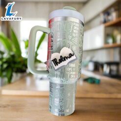 Personalized Book Design Tumbler With…