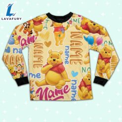 Personalized Name Classic Winnie the Pooh Pajamas Set - Movie Cartoon Holiday Pajamas