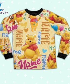 Personalized Name Classic Winnie the Pooh Pajamas Set - Movie Cartoon Holiday Pajamas