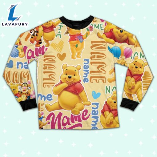 Personalized Name Classic Winnie the Pooh Pajamas Set – Movie Cartoon Holiday Pajamas