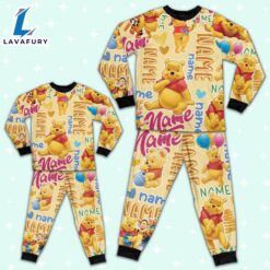 Personalized Name Classic Winnie the Pooh Pajamas Set - Movie Cartoon Holiday Pajamas