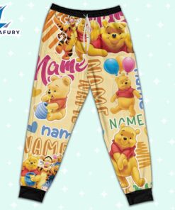 Personalized Name Classic Winnie the Pooh Pajamas Set - Movie Cartoon Holiday Pajamas