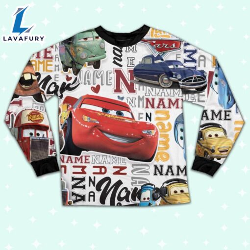 Personalized Name Lighting Mcqueen 95 With Friend Pajamas Set – Family Disneyland Matching Pajamas Set