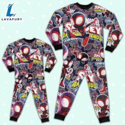 Personalized Name Milesspidey and His Amazing Friends Cute Pajamas - Family Disneyland Matching Pajamas Set