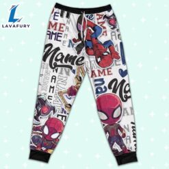 Personalized Name Peter Parker Spider Man Friends Comic Pajamas - Movie Cartoon Holiday Pajamas