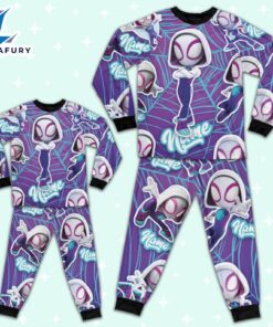 Personalized Name Spider Gwen Pajamas - Family Disneyland Matching Pajamas Set