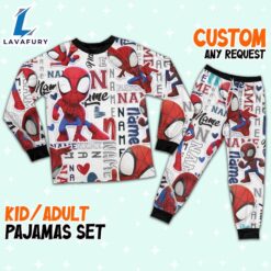 Personalized Name Spider Man Friends Pajamas - Family Disneyland Matching Pajamas Set