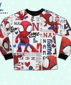 Personalized Name Spider Man Friends Pajamas - Family Disneyland Matching Pajamas Set