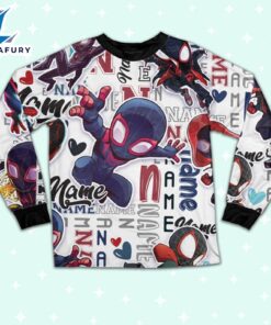 Personalized Name Spidey Amazing Friends Comic Pajamas - Family Disneyland Matching Pajamas Set