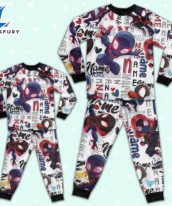 Personalized Name Spidey Amazing Friends Comic Pajamas - Family Disneyland Matching Pajamas Set