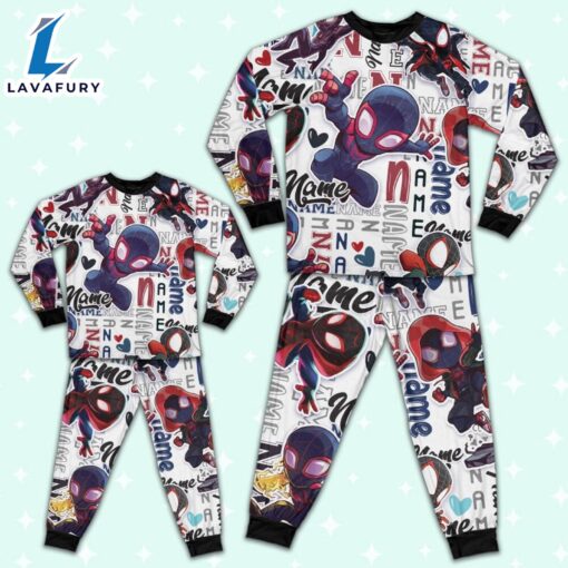 Personalized Name Spidey Amazing Friends Comic Pajamas – Family Disneyland Matching Pajamas Set