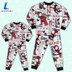 Personalized Name Spidey Amazing Friends Pajamas - Movie Cartoon Holiday Pajamas