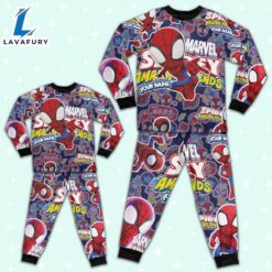 Personalized Name Spidey and His Amazing Friends Cute Pajamas - Family Disneyland Matching Pajamas Set