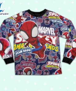 Personalized Name Spidey and His Amazing Friends Cute Pajamas - Family Disneyland Matching Pajamas Set