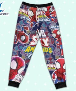 Personalized Name Spidey and His Amazing Friends Cute Pajamas - Family Disneyland Matching Pajamas Set