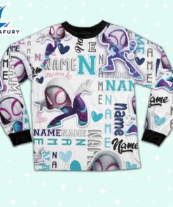 Personalized Name Spidey Gwen and His Amazing Friends Pajamas - Family Disneyland Matching Pajamas Set