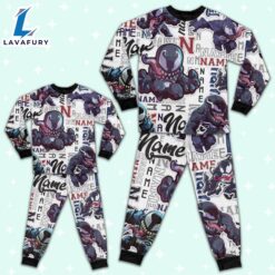 Personalized Name Spidey Man Friends Venom Comic Pajamas - Family Disneyland Matching Pajamas Set