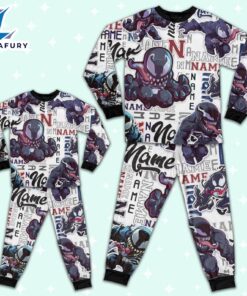 Personalized Name Spidey Man Friends Venom Comic Pajamas - Family Disneyland Matching Pajamas Set