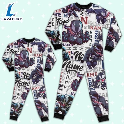 Personalized Name Spidey Man Friends Venom Comic Pajamas – Family Disneyland Matching Pajamas Set