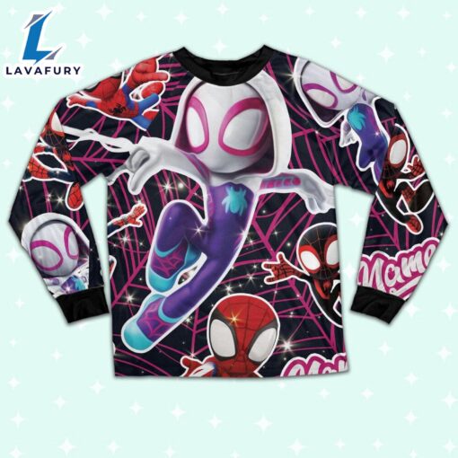 Personalized Name the Amazing Spider and Friends Pajamas Set – Movie Cartoon Holiday Pajamas