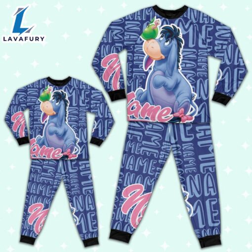 Personalized Name the Eeyore Pajamas Set – Family Disneyland Matching Pajamas Set