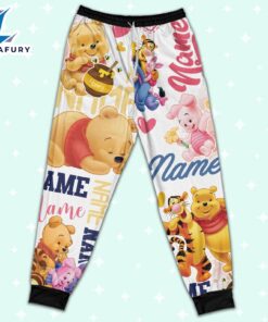 Personalized Name the Pooh Pajamas Set - Movie Cartoon Holiday Pajamas